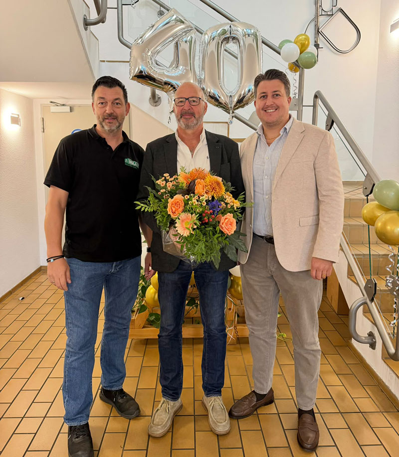 Roland Industrie-Verpackungen Bremen - 40 Jahre Rainer Bartels!