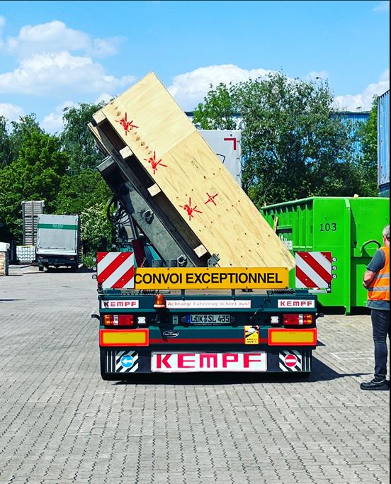Roland Industrie-Verpackungen Bremen - über 10 Wochen Bearbeitungszeit für Transportgenehmigungen!
